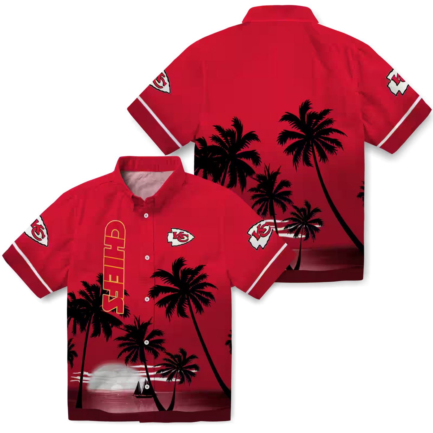 KCC x NFL Hawaiian Shirt ƒ?? Beach Sunset DATND TANTD 270526