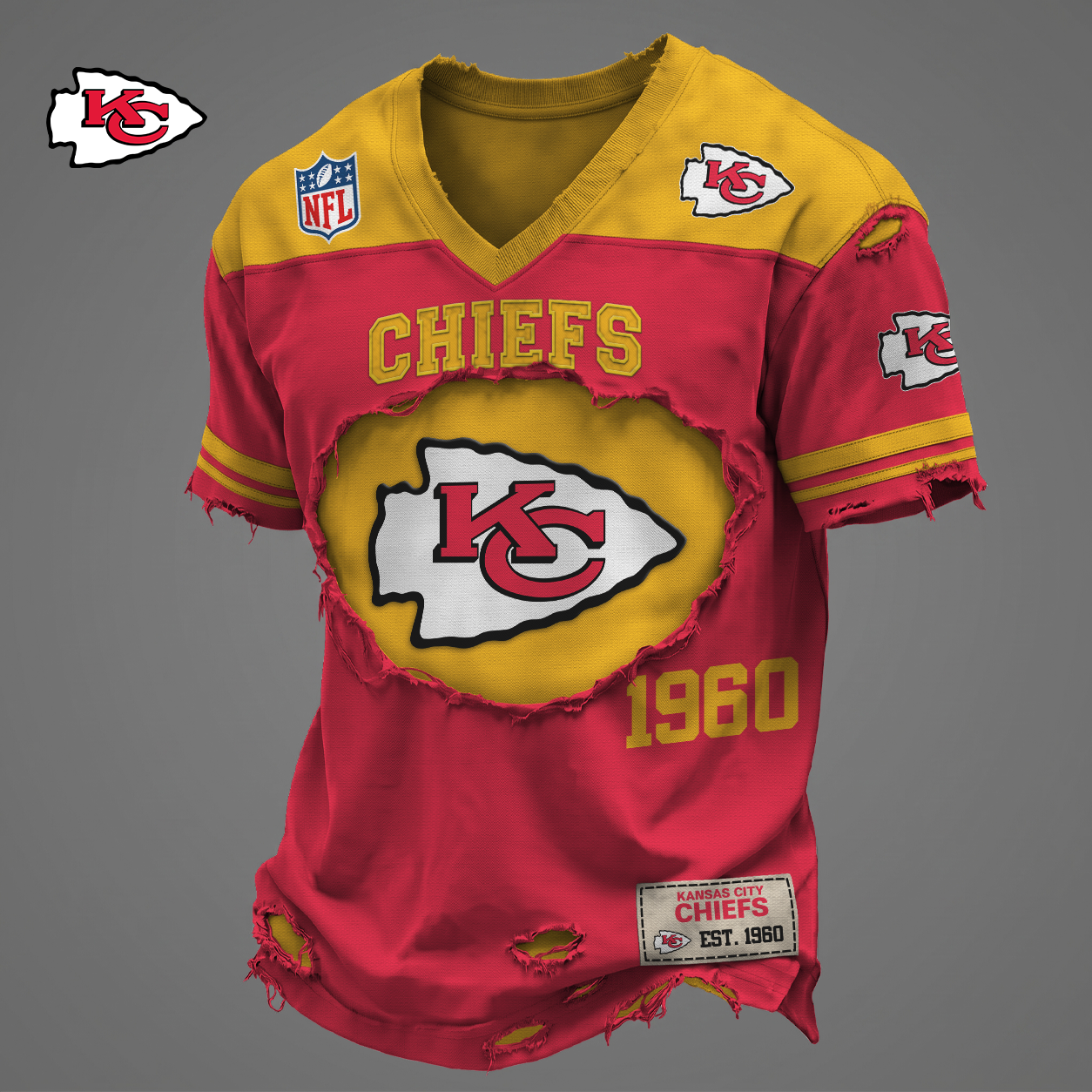KCC x NFL Luxury V6 Classic T-shirt DDT 030626 NTL