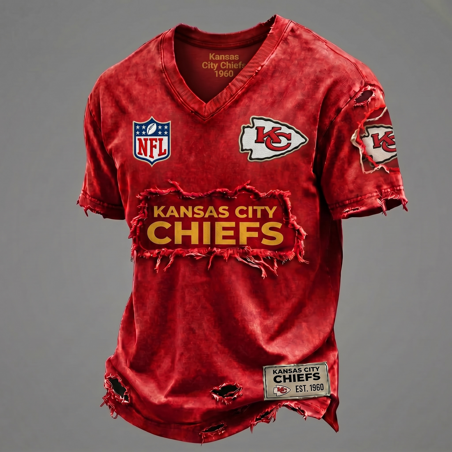 KC NFL Premium V-Neck T-shirt Gift For Fans 0306 NAK DATND TTT