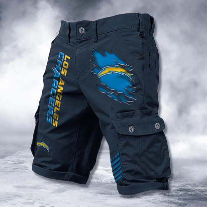 LAC x NFL Cotton Cargo Shorts DATND TANTD 2705