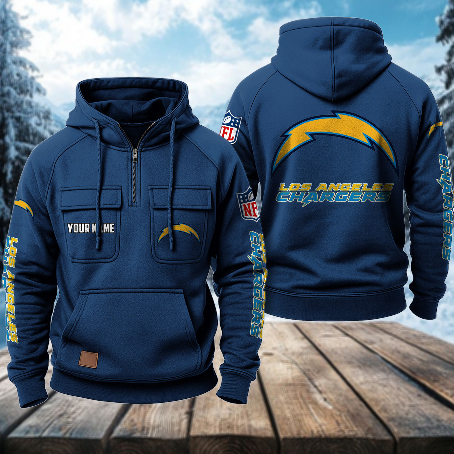 LAC x NFL Premium Hoodie DATND TANTD