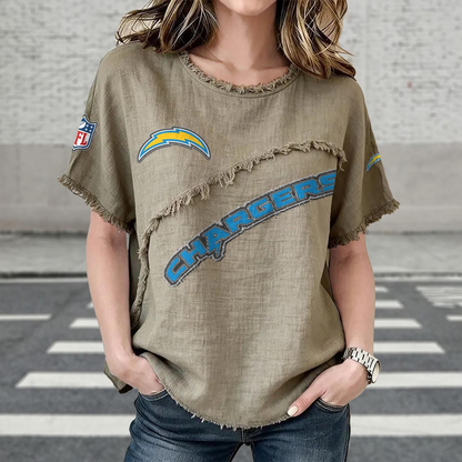 LAC x NFL Womenƒ??s Vintage O-Neck 2905 DatND DVT