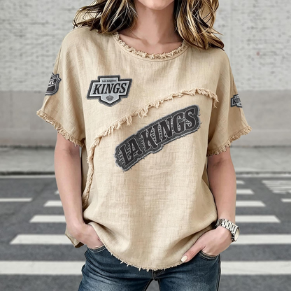 LAK x NHL Womenƒ??s Vintage O-Neck 2905 DatND DVT