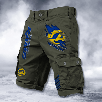 LAR x NFL Cotton Cargo Shorts DATND TANTD 2705