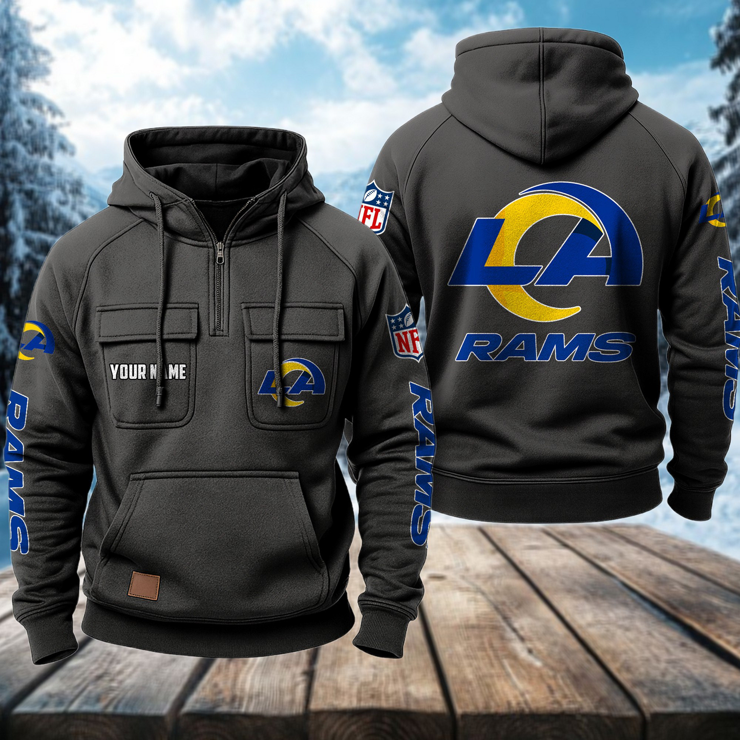 LAR x NFL Premium Hoodie DATND TANTD