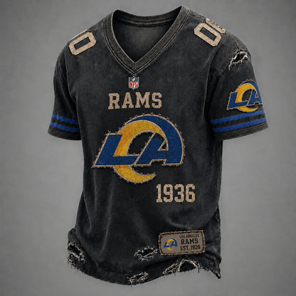 LAR x NFL Premium V-neck Shirt 230626