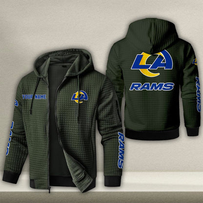 LAR x NFL Quilted Zip Hoodie DatND DVT