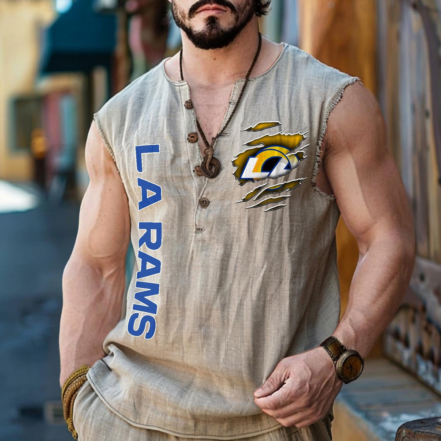 LAR x NFL Tank Tops 2805 DatND DVT