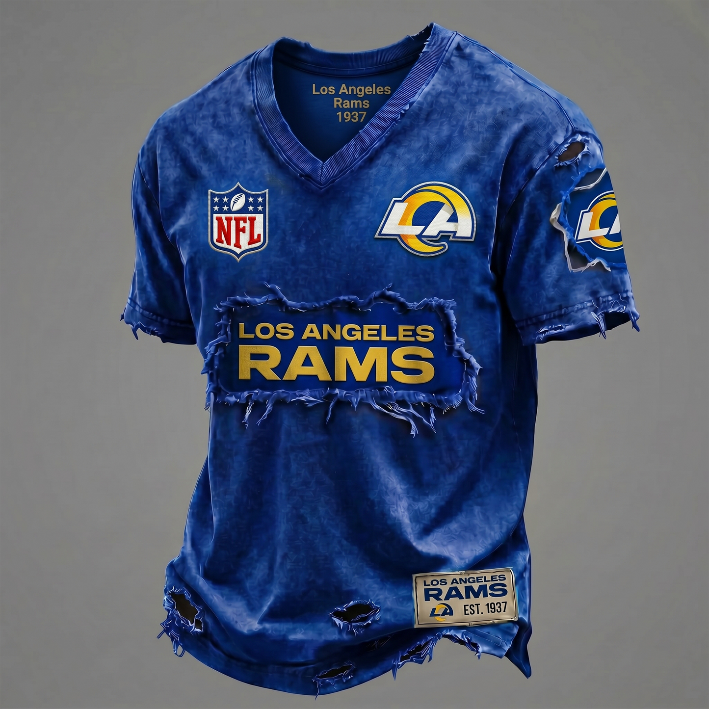 LAR NFL Premium V-Neck T-shirt Gift For Fans 0306 NAK DATND TTT