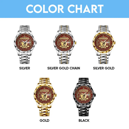LIV FC Alloy Luxury Quartz Watch 2605 DatND DVT