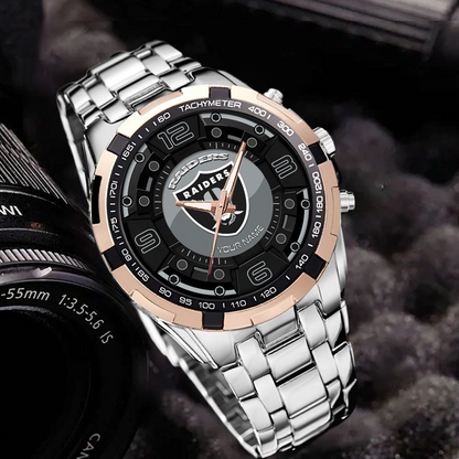 LV x NFL Stainless Steel Watch DatND DVT