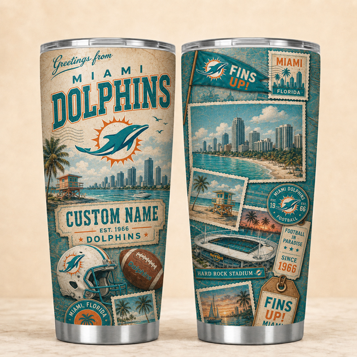 MD Personalized Premium NFL Classic Tumbler 190626