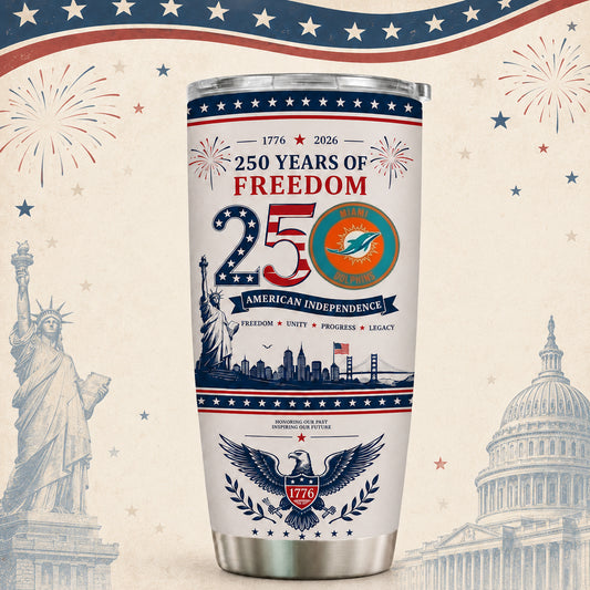 MD x NFL 250th Anniversary Special Tumbler for Football Fans 170626
