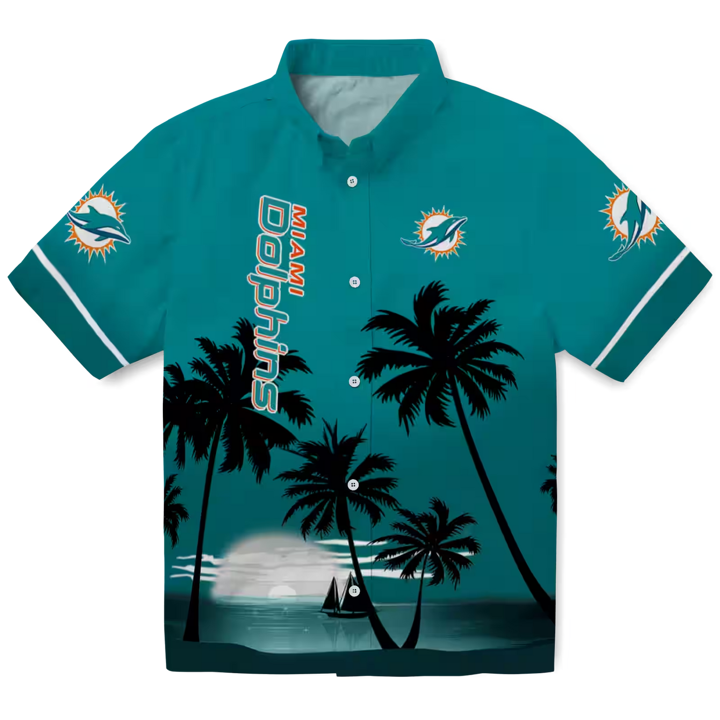 MIA x NFL Hawaiian Shirt ƒ?? Beach Sunset DATND TANTD 270526