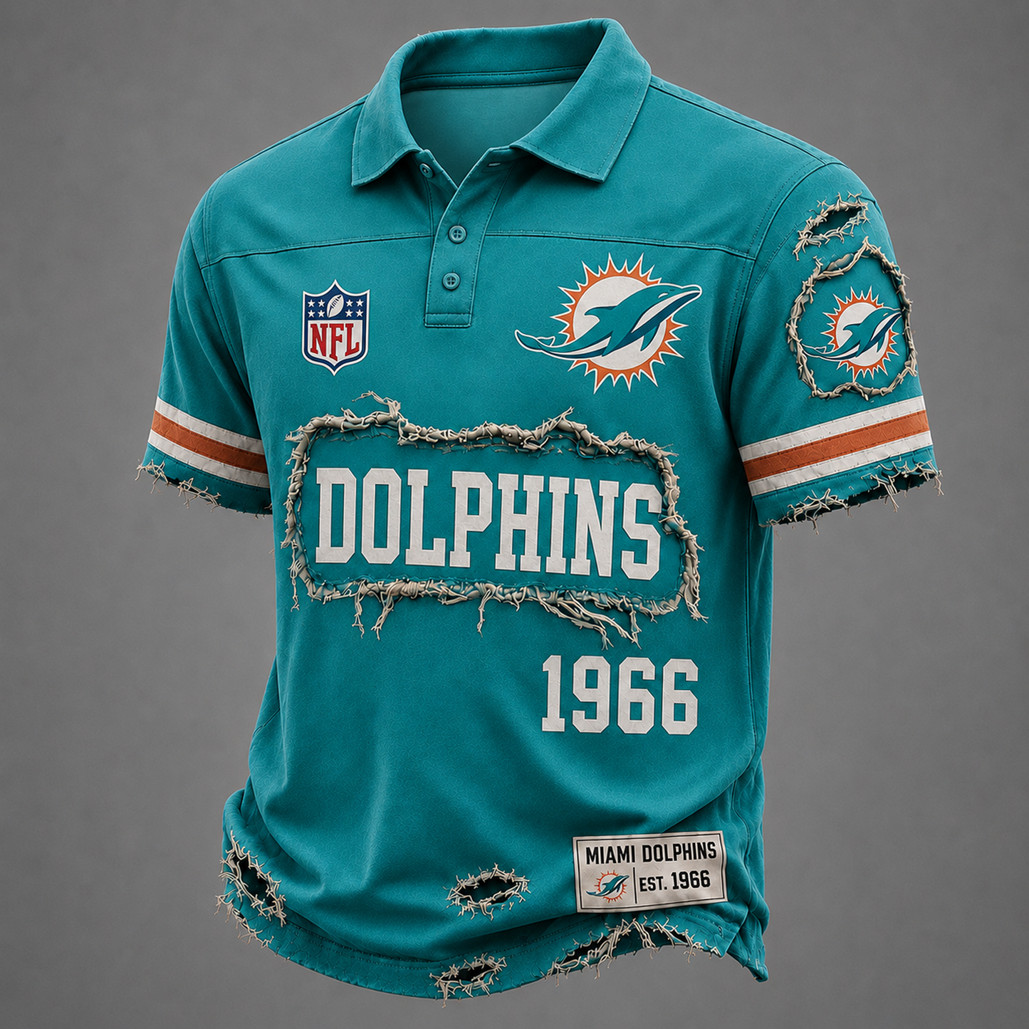 MIA x NFL Luxury Classic Polo shirt 0506 DatND DVT