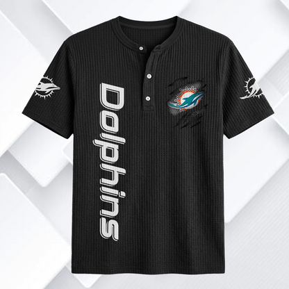 MIA x NFL Waffle Short-Sleeve Shirt 2205 DatND DVT