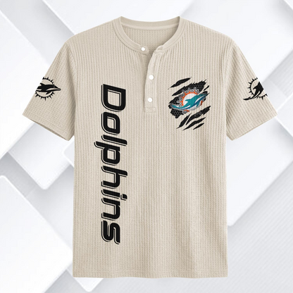 MIA x NFL Waffle Short-Sleeve Shirt 2205 DatND DVT
