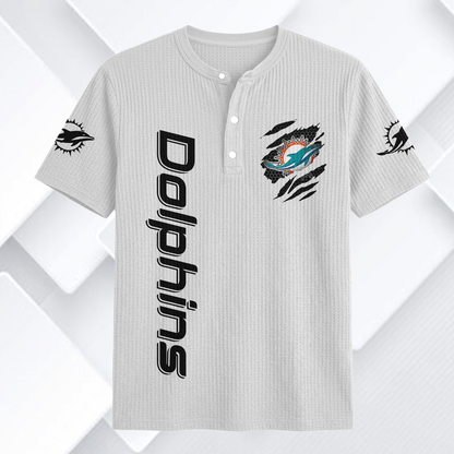 MIA x NFL Waffle Short-Sleeve Shirt 2205 DatND DVT