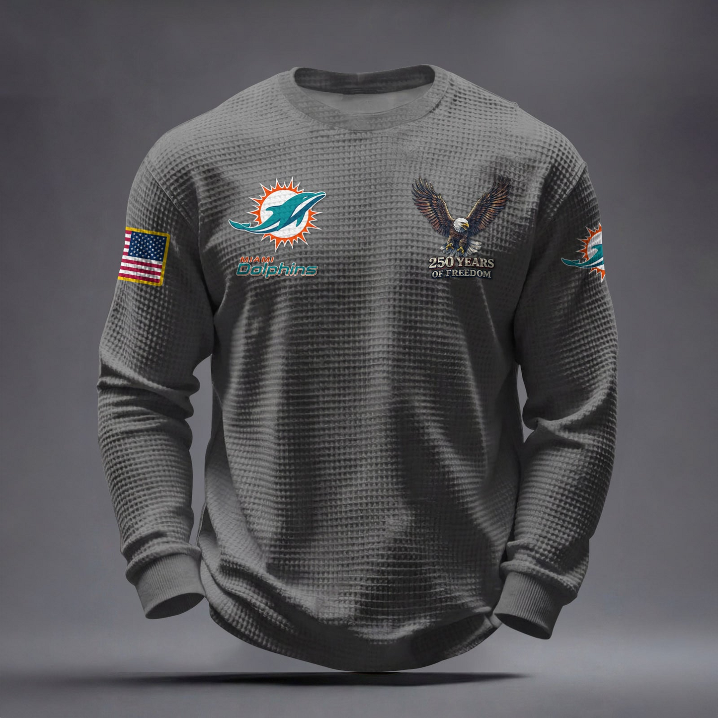 MIA x NFL Waffle Sweatshirt DatND DVT