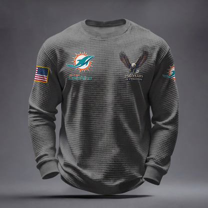 MIA x NFL Waffle Sweatshirt DatND DVT