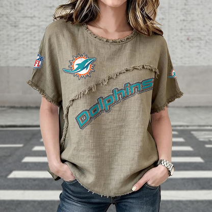 MIA x NFL Womenƒ??s Vintage O-Neck 2905 DatND DVT