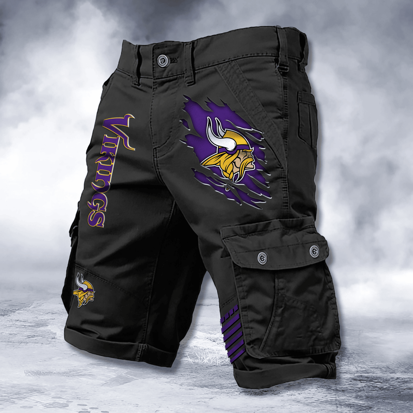 MIN x NFL Cotton Cargo Shorts DATND TANTD 2705
