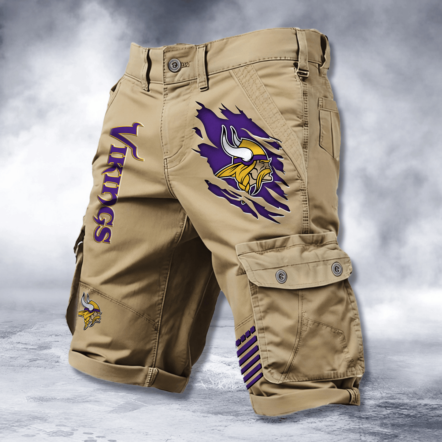 MIN x NFL Cotton Cargo Shorts DATND TANTD 2705