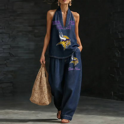 MIN x NFL Women's Vintage Washed Denim Suit DATND TANTD 030626