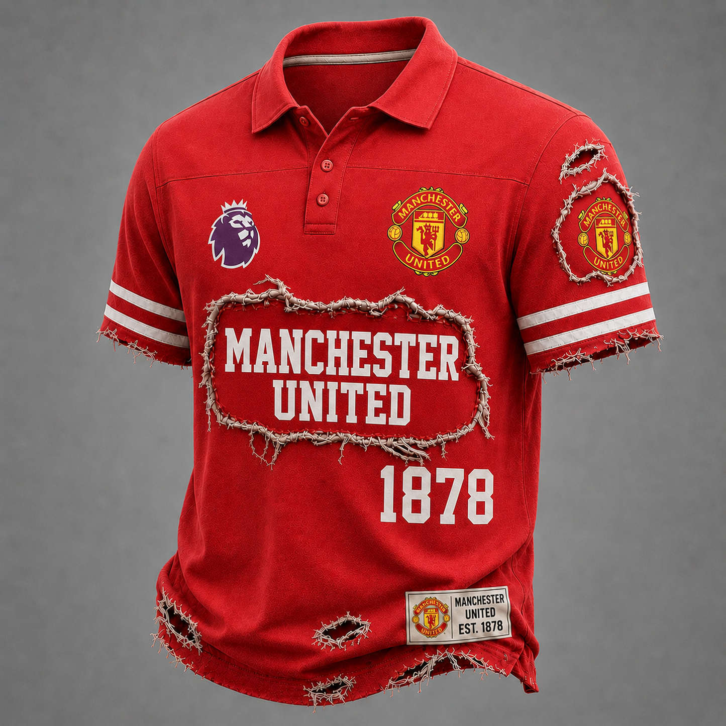 MUN x EPL Luxury Classic Polo Shirt 0506 DatND DVT