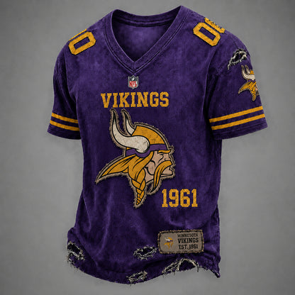 MV x NFL Premium V-neck Shirt 230626