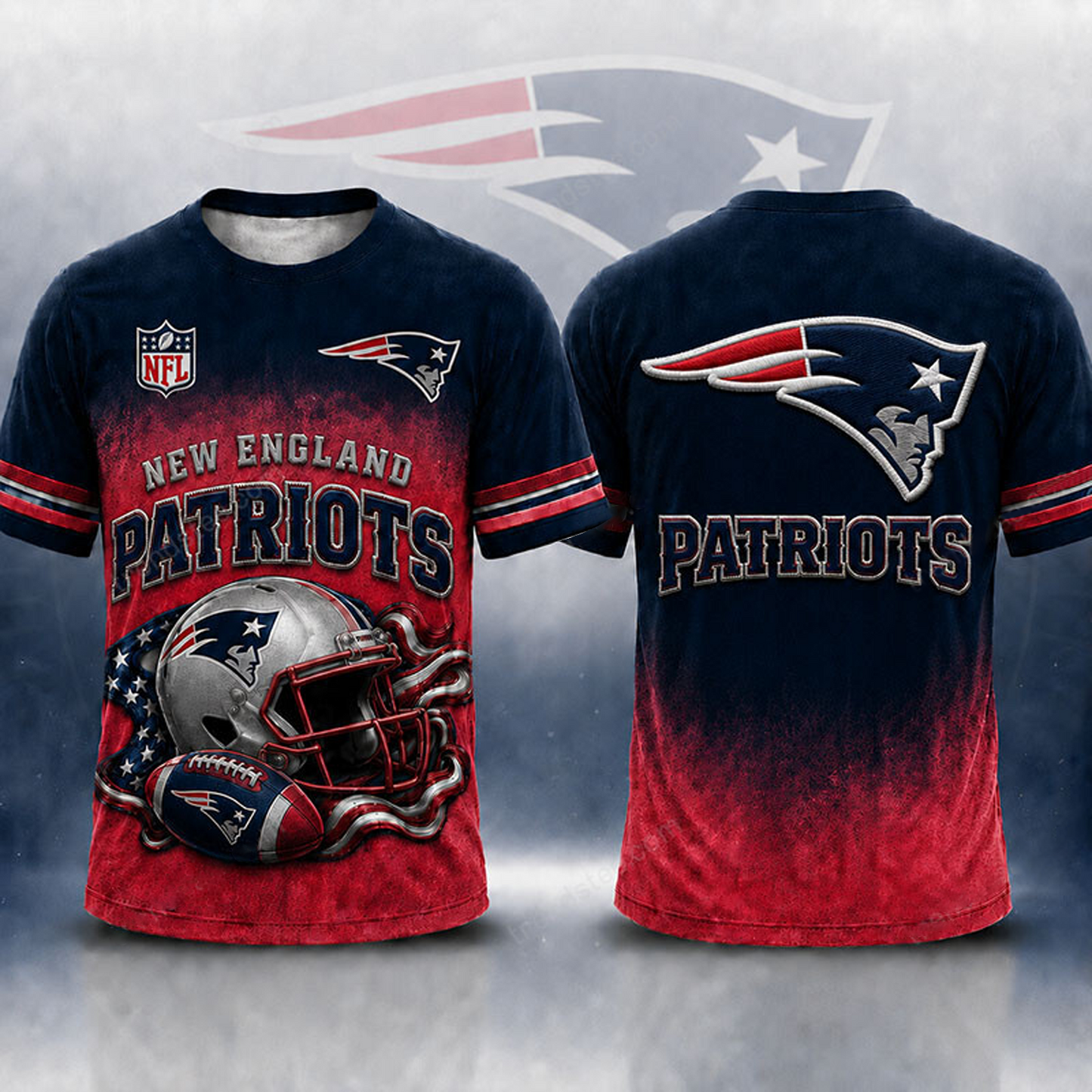 NE x NFL 3D Shirt 1805 DatND DVT