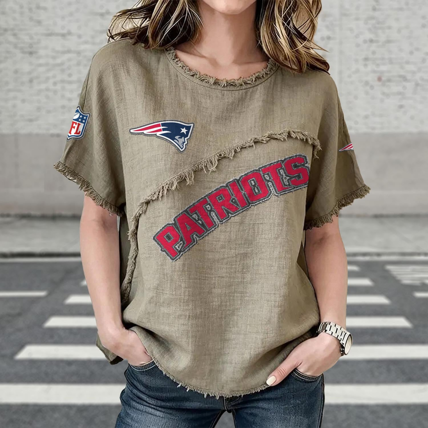 NE x NFL Womenƒ??s Vintage O-Neck 2905 DatND DVT