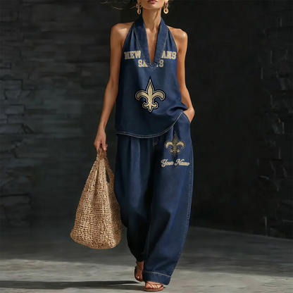 NO x NFL Women's Vintage Washed Denim Suit DATND TANTD 030626