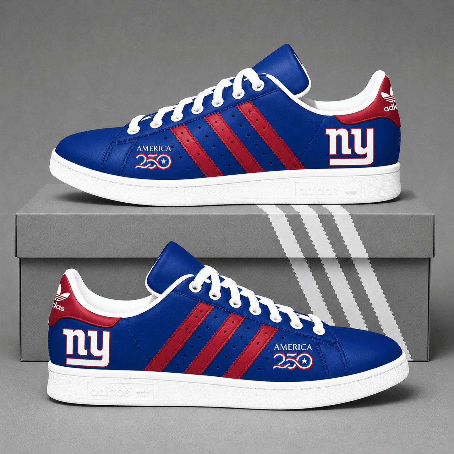 NYG x NFL Premium America 250 Team Pride Superstar Sneakers   150626