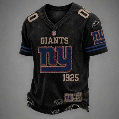 NYG x NFL Premium V-neck Shirt 230626