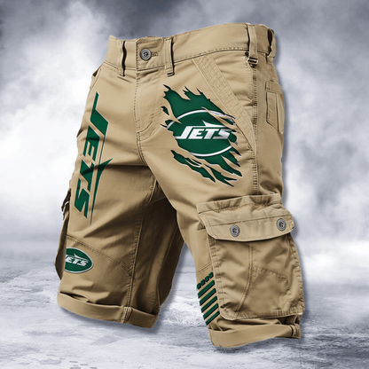 NYJ x NFL Cotton Cargo Shorts DATND TANTD 2705