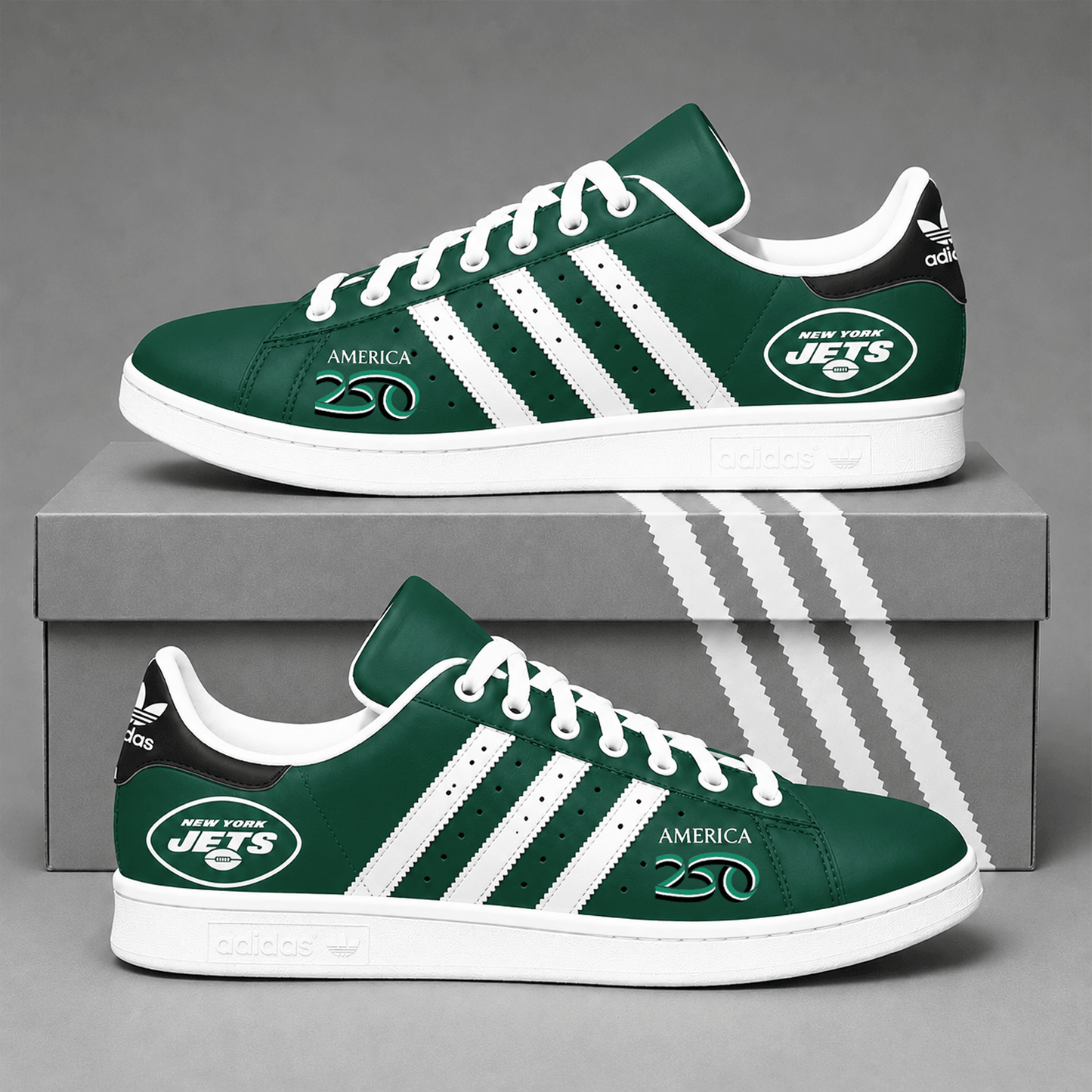 NYJ x NFL Premium America 250 Team Pride Superstar Sneakers   150626