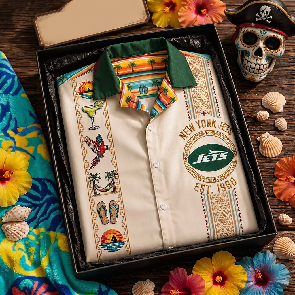 NYJ x NFL Premium Hawaiian Shirt 190626
