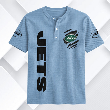 NYJ x NFL Waffle Short-Sleeve Shirt 2205 DatND DVT