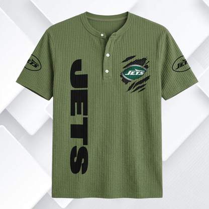 NYJ x NFL Waffle Short-Sleeve Shirt 2205 DatND DVT
