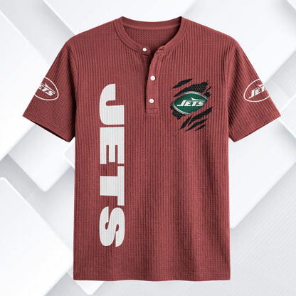 NYJ x NFL Waffle Short-Sleeve Shirt 2205 DatND DVT