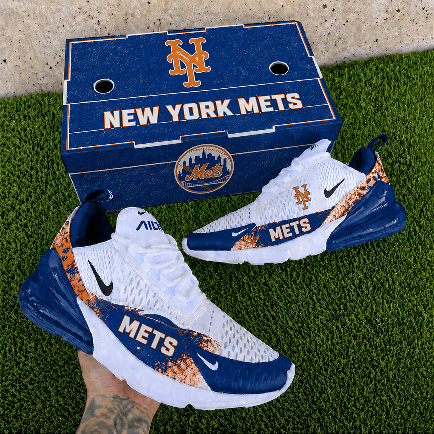 NYM x MLB Nike Air Max 270 Shoes 1905 DatND DVT