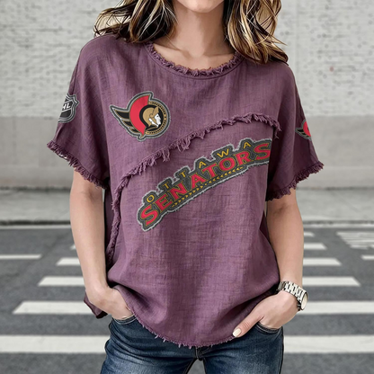 OTT  x NHL Womenƒ??s Vintage O-Neck 2905 DatND DVT