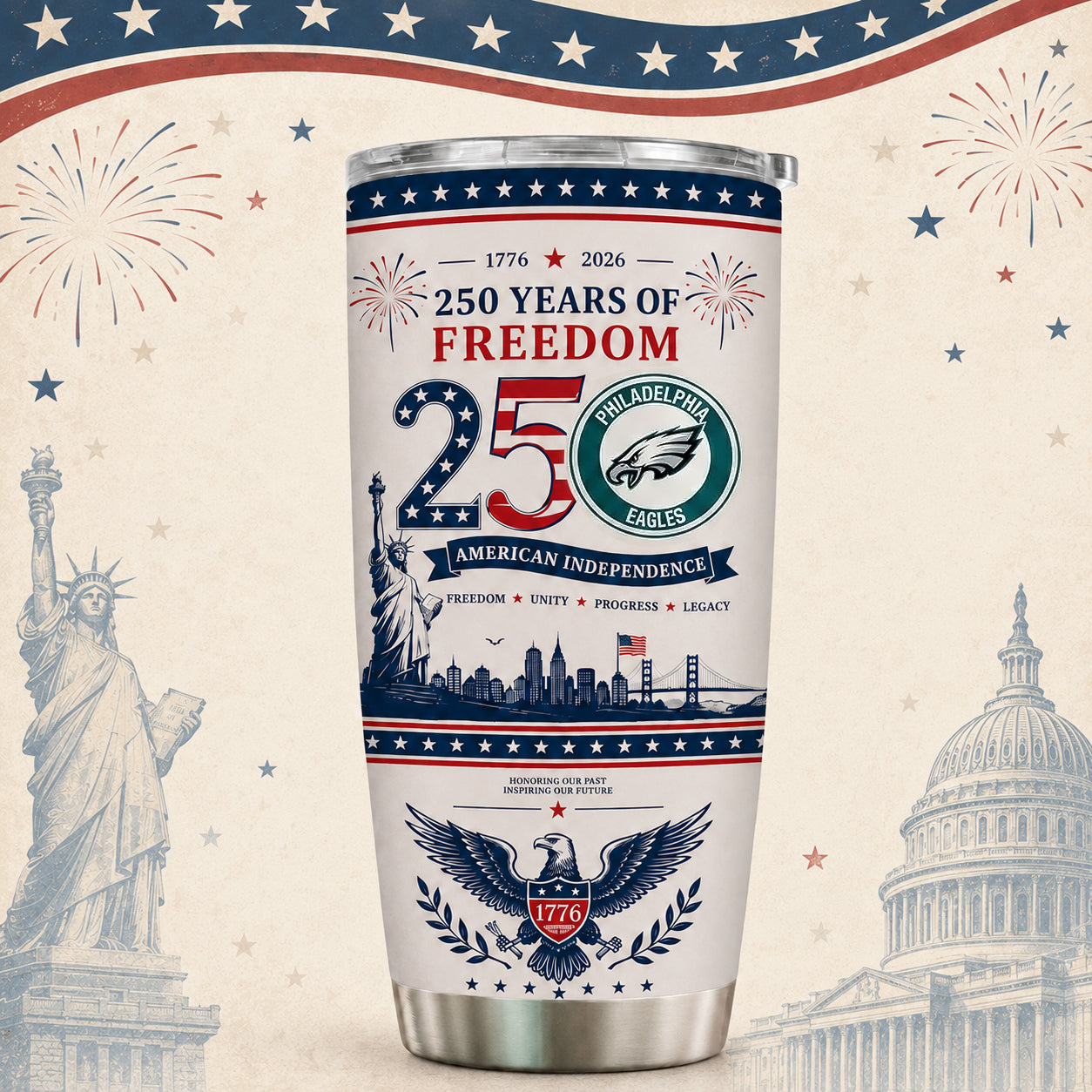 PE x NFL 250th Anniversary Special Tumbler for Football Fans 170626