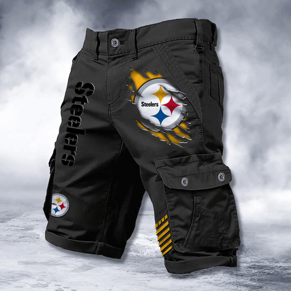 PIT x NFL Cotton Cargo Shorts DATND TANTD 2705