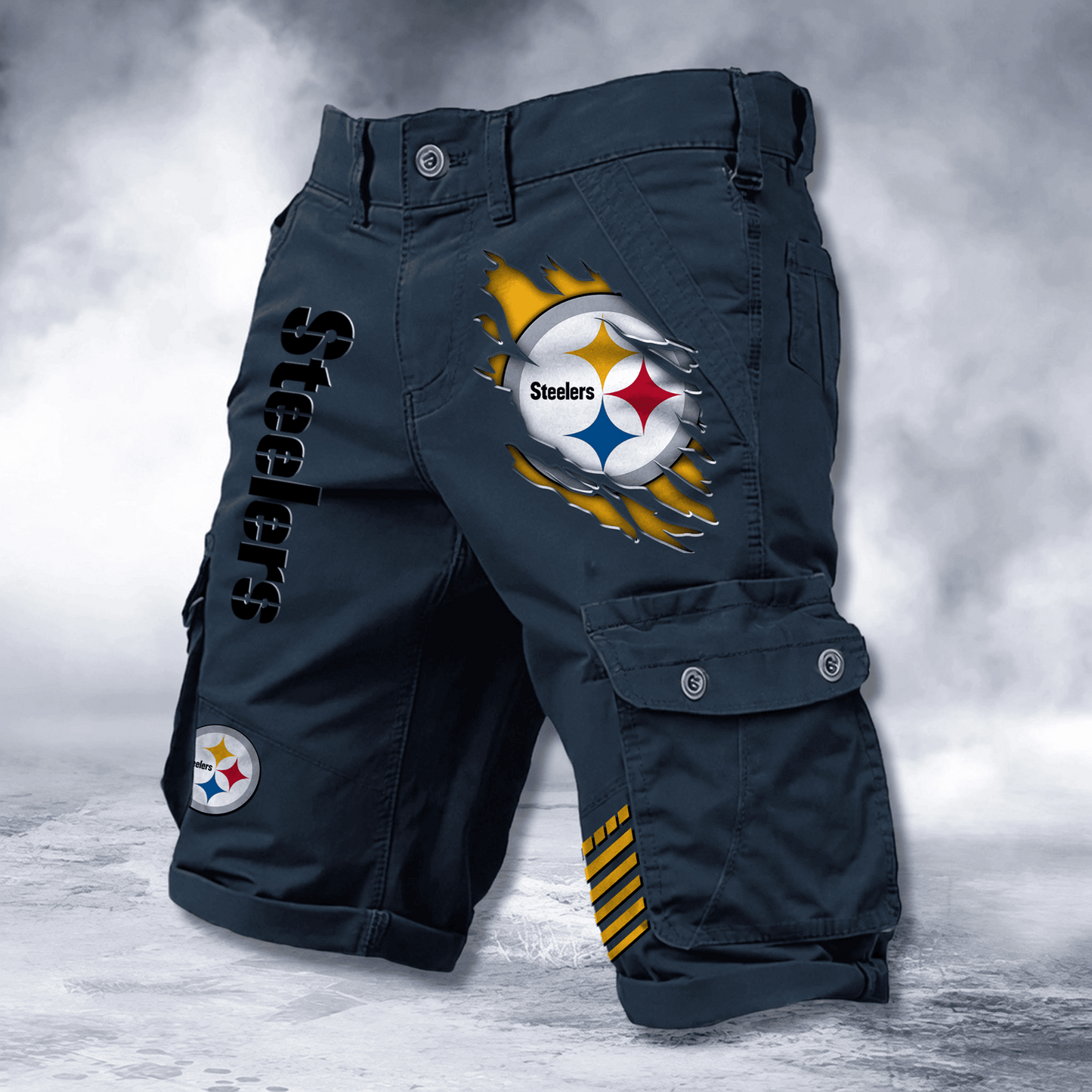 PIT x NFL Cotton Cargo Shorts DATND TANTD 2705