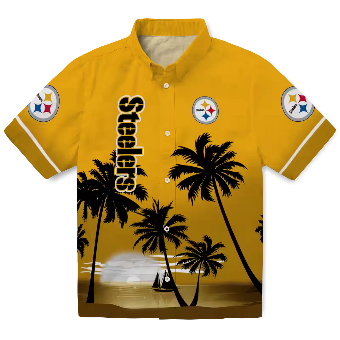 PIT x NFL Hawaiian Shirt ƒ?? Beach Sunset DATND TANTD 270526