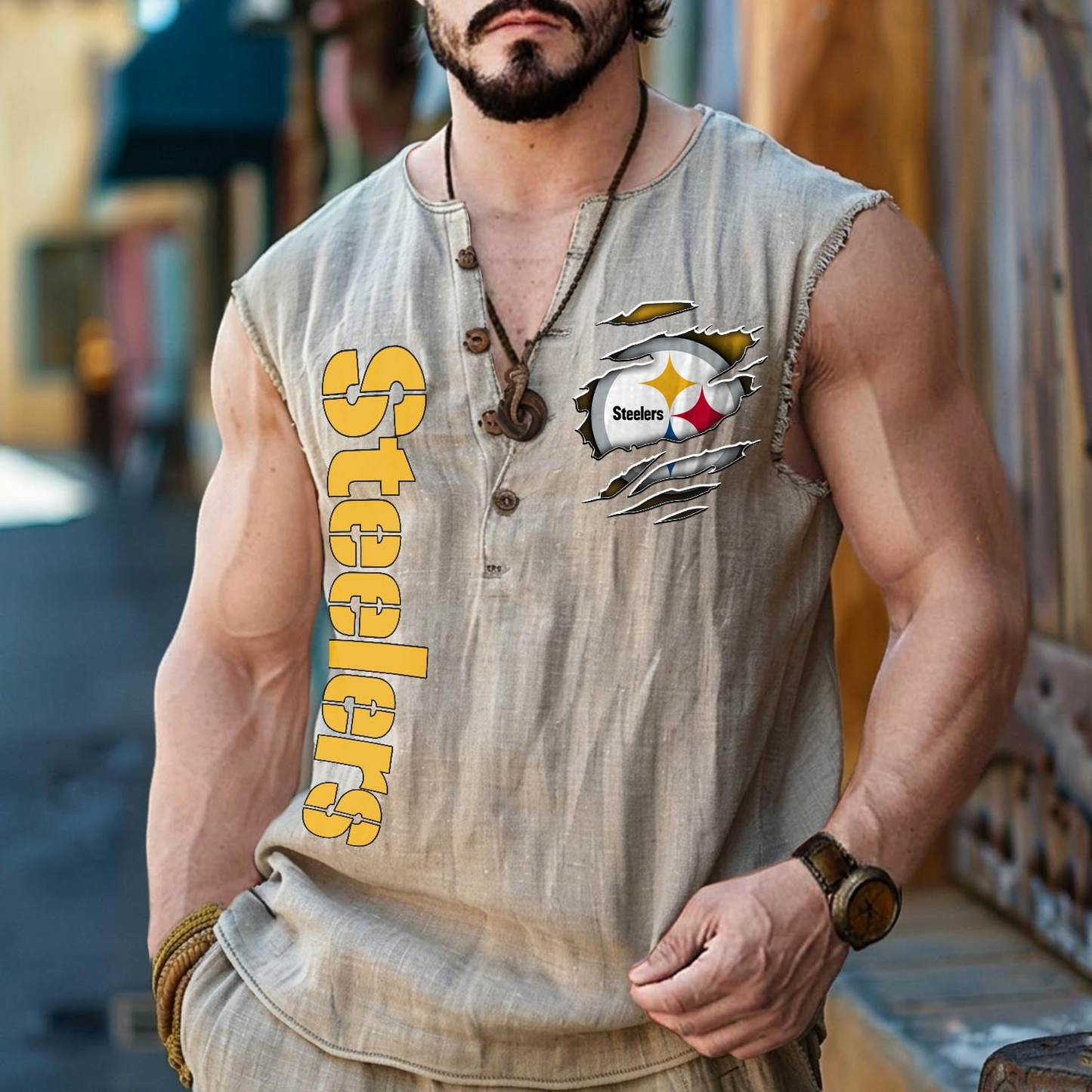 PIT x NFL Tank Tops 2805 DatND DVT