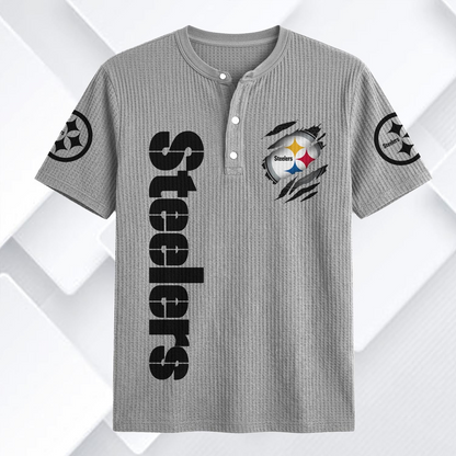 PIT x NFL Waffle Short-Sleeve Shirt 2205 DatND DVT