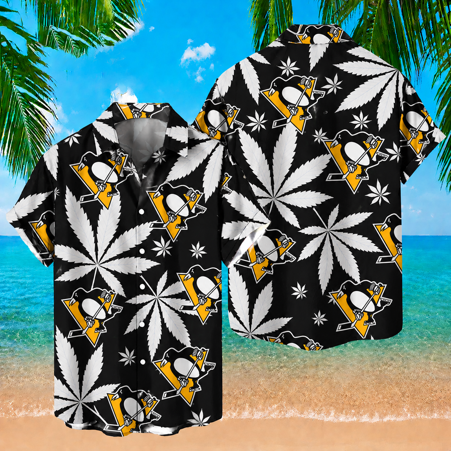 PIT x NHL Hawaiian Shirt 1605 DatND DVT
